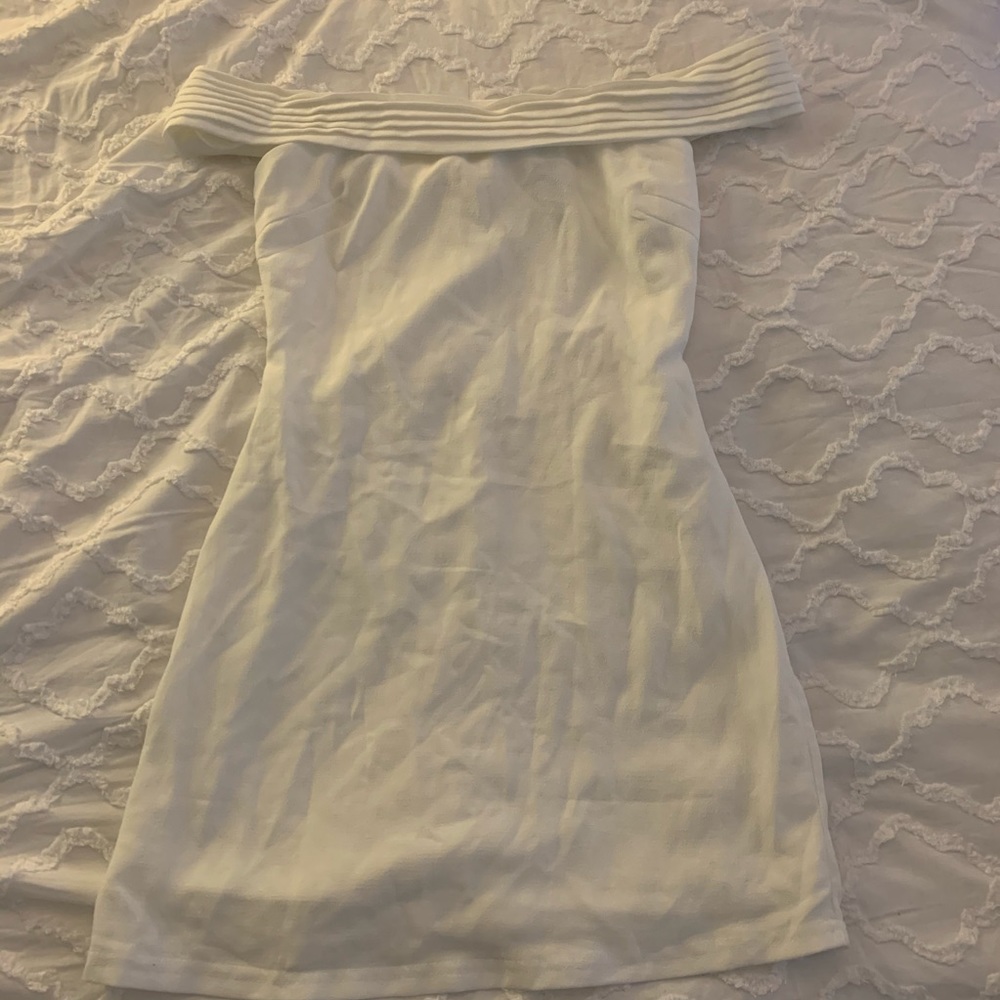Forever21 White Strapless Dress
